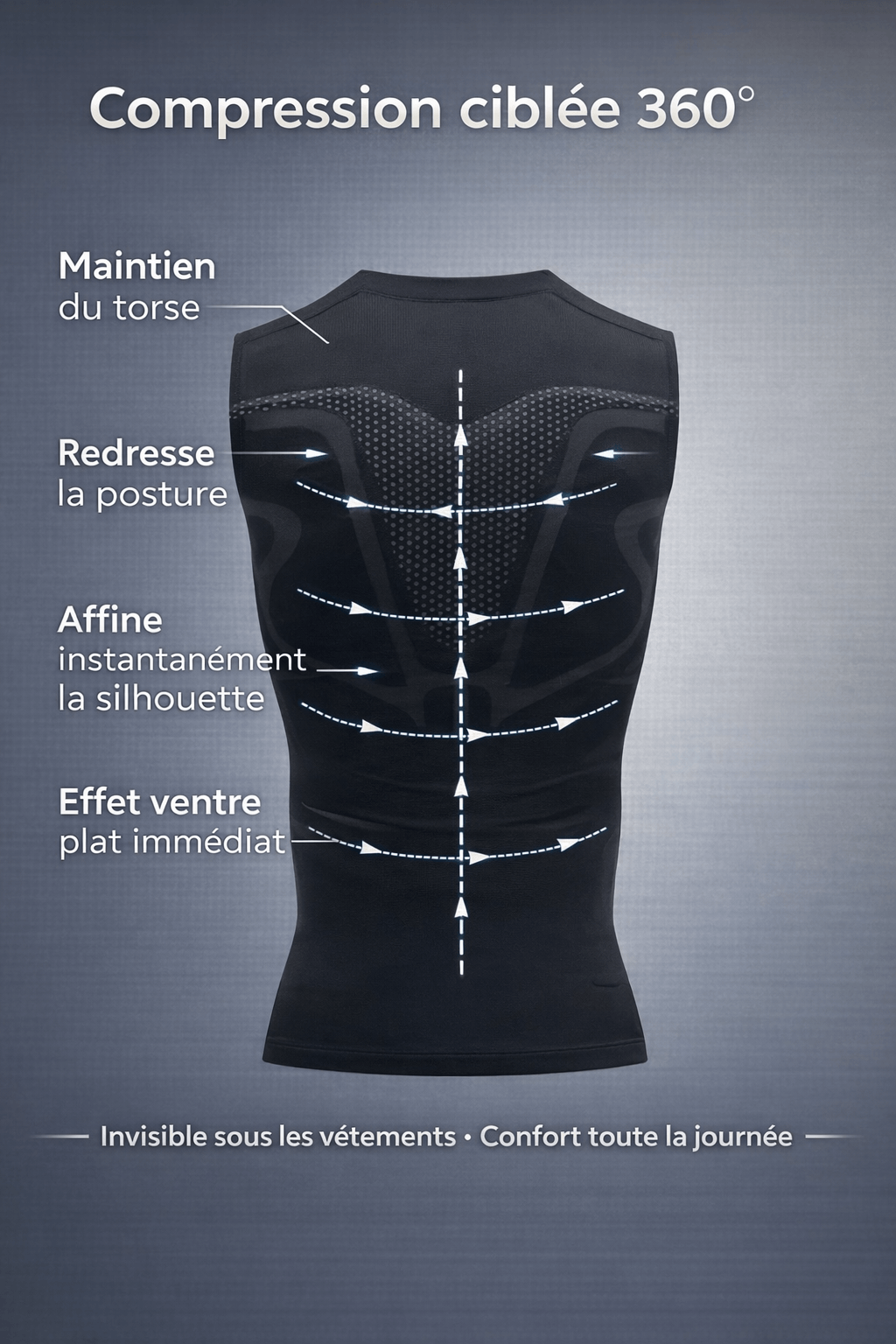 Débardeur gainant ventre plat FORMlift
