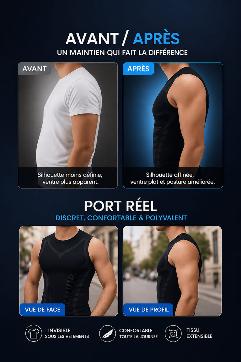 FORMlift Men's Posture Corrector Vest